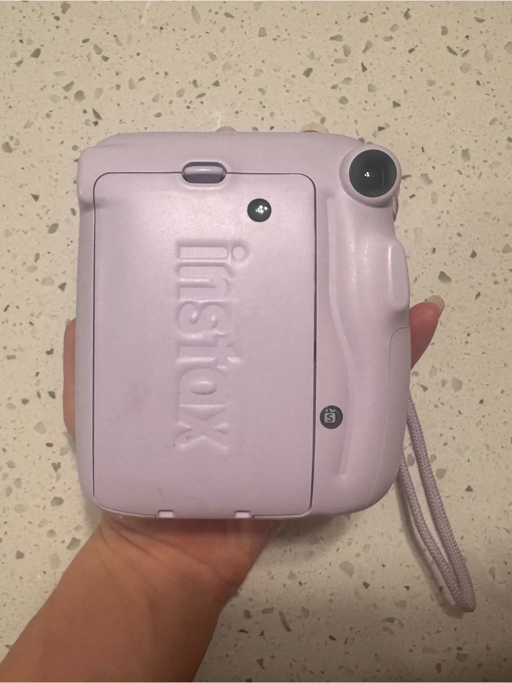 Fujifilm Instax Mini - Pastel Lavender Instant Camera with Wrist Strap